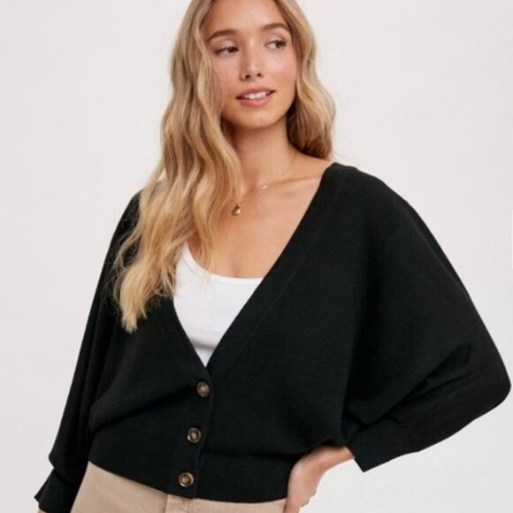 CLEAR OUT!!!! Dolman Sleeves Spring Cardi - Picture 1 of 11